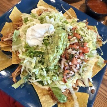 Cielo Azul Mexican Kitchen And Seafood - Cielo azul nachos (shredded chicken) - New Mexican Cuisine Near Me - Jacksonville, Florida