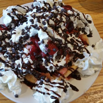 Tortilla Flats - Iced cream filled Sopapilla. - New Mexican Cuisine Near Me - Santa Fe, New Mexico