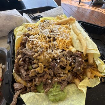 Cali Tacos - Cali fries ($13.99) with carne asada ($.65) - Mexican Near Me - Orange, California