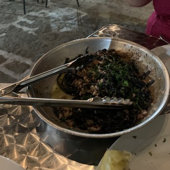The Daily Catch - Squid ink aglio olio - Seafood Near Me - Boston, Massachusetts The Daily Catch - Squid ink aglio olio - Seafood Near Me - Boston, Massachusetts