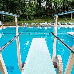 Woodley Pool - Diving Board view.