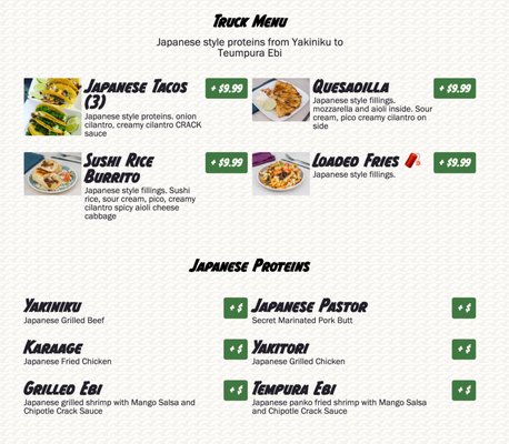 Menu photo 4 Muiishi Makirritos Houston, TX