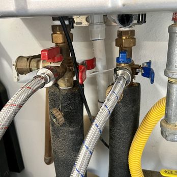 OC Home Services - This is part of the setup for our Tankless Water Heater Descaling service. - Pressure Washers Near Me OC Home Services - This is part of the setup for our Tankless Water Heater Descaling service. - Pressure Washers Near Me