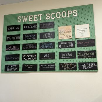 Sweet Scoops Homemade Ice Cream - menu - Ice Cream & Frozen Yogurt Near Me - Fullerton, California Sweet Scoops Homemade Ice Cream - menu - Ice Cream & Frozen Yogurt Near Me - Fullerton, California