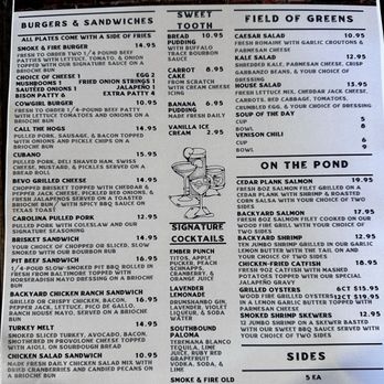 Smoke & Fire - Menu - Barbeque Near Me - Krum, Texas