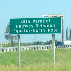 45th Parallel North