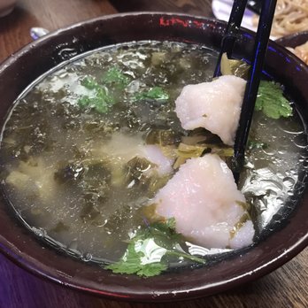 Wu' s Shanghai Dumpling - Pickled cabbage with fish filet soup - Shanghainese Near Me - Edison, New Jersey Wu' s Shanghai Dumpling - Pickled cabbage with fish filet soup - Shanghainese Near Me - Edison, New Jersey