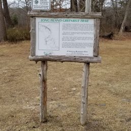 Part of the Long Island Greenbelt Trail runs through this park