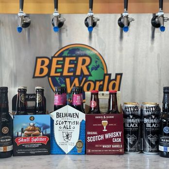 Beer World - a variety of beer bottles on a counter - Beer, Wine & Spirits Near Me - Horseheads, New York Beer World - a variety of beer bottles on a counter - Beer, Wine & Spirits Near Me - Horseheads, New York
