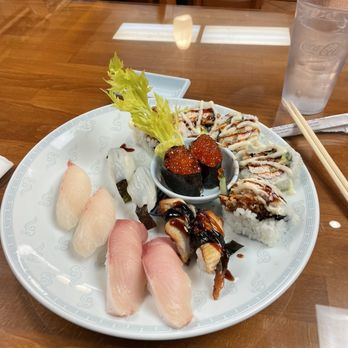 Asiana Garden - a plate of sushi and a glass of water - Chinese Near Me - Juneau, Alaska Asiana Garden - a plate of sushi and a glass of water - Chinese Near Me - Juneau, Alaska