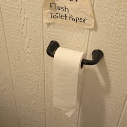 Rusty Spur Cafe - My mind cannot reconcile what people do when they use the restroom. It makes me wonder about the sanitation... I'm perplexed.