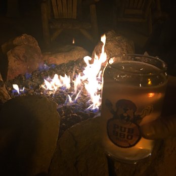 Yelp Brewventure: Belching Beaver - Fireside beer, perfect night to relax outside with a mango IPA. - Yelp Events Near Me - Vista, California