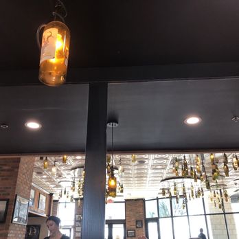 Grimaldi's Pizzeria - Wine Bottle Chandeliers - Desserts Near Me - Lewisville, Texas Grimaldi's Pizzeria - Wine Bottle Chandeliers - Desserts Near Me - Lewisville, Texas