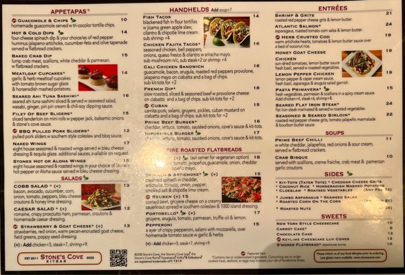 Menu photo 8 Stone's Cove Kitbar Herndon, VA Menu photo 8 Stone's Cove Kitbar Herndon, VA