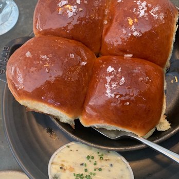 Eberly - Japanese Milk Rolls - so warm and soft, absolutely perfection! - Bars Near Me - Austin, Texas