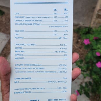 Terrible Love - Menu - Coffee & Tea Near Me - Austin, Texas
