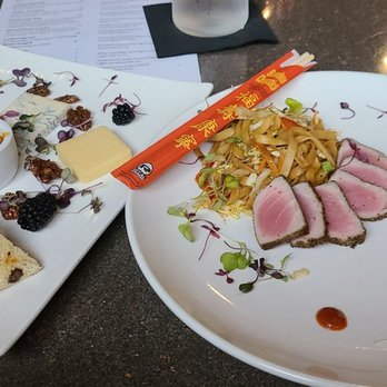 SURV Restaurant - Cheese board sampler & tuna tataki - Wine Bars Near Me - Easton, Pennsylvania SURV Restaurant - Cheese board sampler & tuna tataki - Wine Bars Near Me - Easton, Pennsylvania