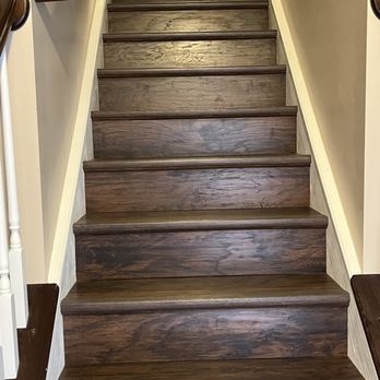 Molina Flooring - a set of wooden stairs - Flooring Near Me - Columbus, Ohio Molina Flooring - a set of wooden stairs - Flooring Near Me - Columbus, Ohio