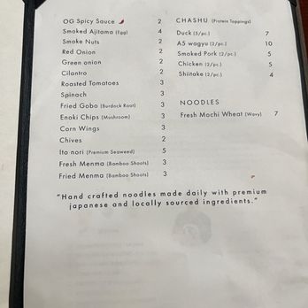 Mensho Ramen - Ramen Near Me - Mesa, Arizona