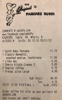 The Original Pancake House by null