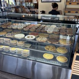 Good, tasty stuff, pies, quiche, chicken and meat pies.