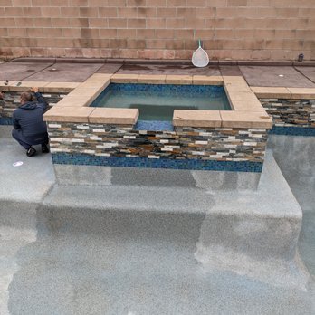 Rivas Pool Remodeling - Acid wash on Tahoe blue - Pool & Hot Tub Service Near Me Rivas Pool Remodeling - Acid wash on Tahoe blue - Pool & Hot Tub Service Near Me