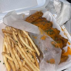 Chicago Wingz Around The World - You get fries nowadays?