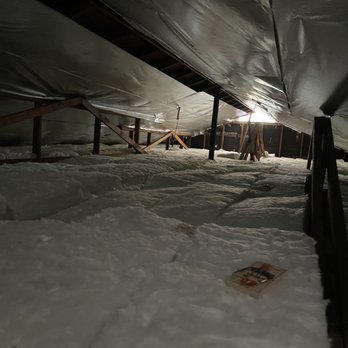 Eco Attic Systems - After with R44 bat Insulation and radiant barrier - Insulation Installation Near Me - Corte madera, California