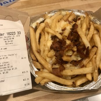 BurgerBarr - Dealer's Choice Cheese Fries with Bacon, $8.50 - American Near Me - Sewell, New Jersey