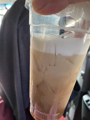 Photo of Gourmet Latté - Seattle, WA, US. Liquid Lucky Gold!