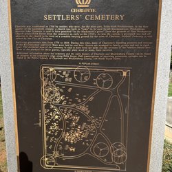 Old Settlers' Cemetery - Map of cemetery