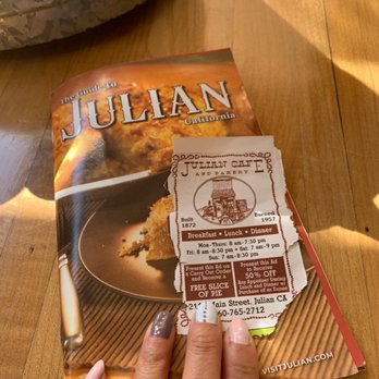 Julian Cafe - Find this at wolf center for free - Bakeries Near Me - Julian, California