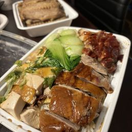 chicken, roast pork, roast duck chicken, roast pork, roast duck
