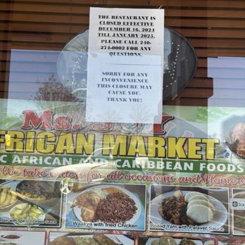 Ms Joy's African Market - Close till January 2025 but still close on January 10,2025 - Specialty Food Near Me - Fairfield, California Ms Joy's African Market - Close till January 2025 but still close on January 10,2025 - Specialty Food Near Me - Fairfield, California