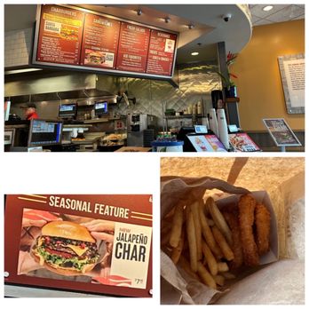 Habit Burger & Grill - The jalapeño burger in the pic looked delicious, it wasn't anything like the photo. + got to get 1/2 fries, 1/2 onion rings. - Burgers Near Me - Elk Grove, California Habit Burger & Grill - The jalapeño burger in the pic looked delicious, it wasn't anything like the photo. + got to get 1/2 fries, 1/2 onion rings. - Burgers Near Me - Elk Grove, California
