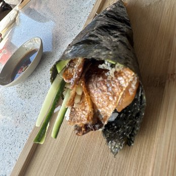 Fuego Sushi - Salmon Skin - Hand Roll - Sushi Bars Near Me - San Diego, California