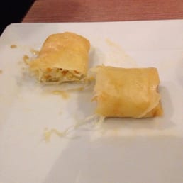 Spring rolls - excellent! Full family approved (11-70 yrs old).