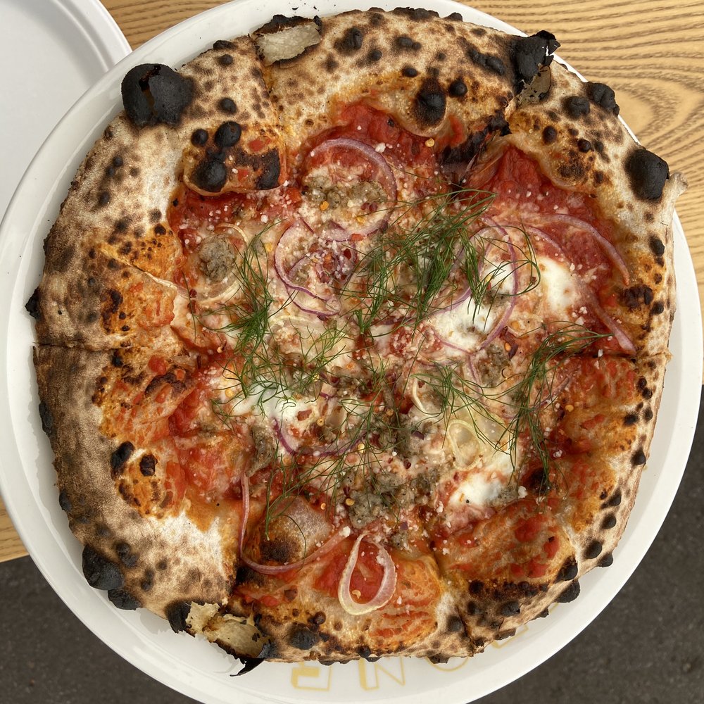 Mentone - Sausage Pizza - Italian Near Me - Aptos, California