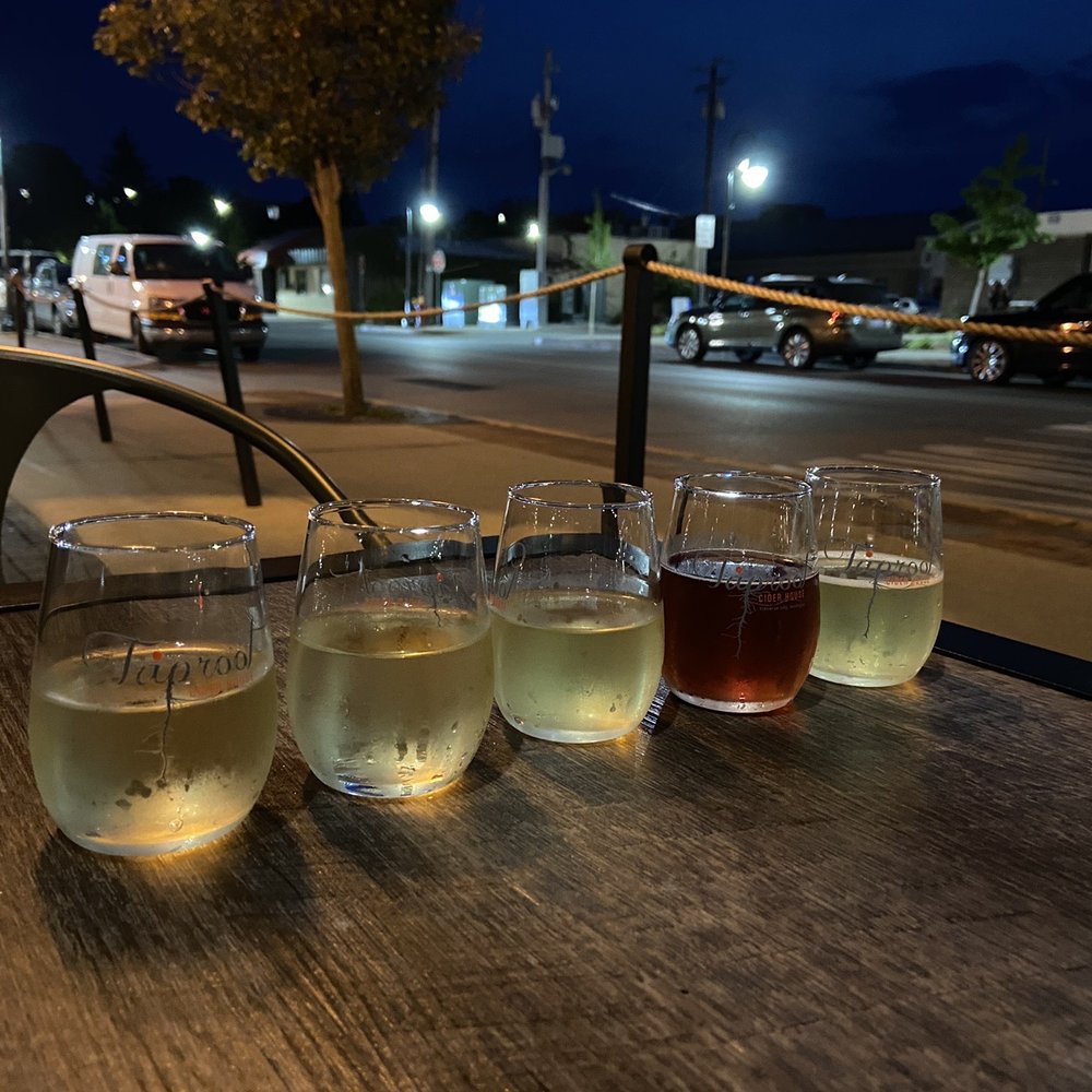 Taproot Cider House - Cider flight! - Bars Near Me - Traverse City, Michigan Taproot Cider House - Cider flight! - Bars Near Me - Traverse City, Michigan