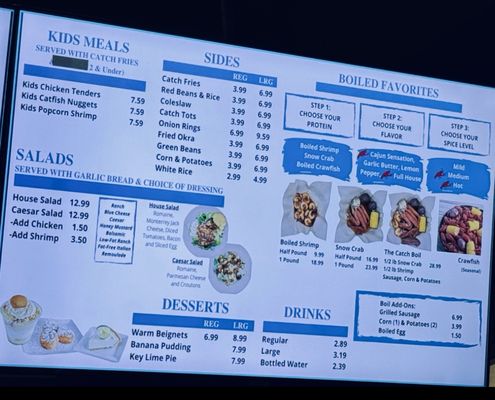 Menu photo 1 The Catch: Atascocita Humble, TX