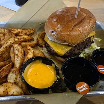 Buffalo Wild Wings - Classic Burger with Potato Wedges - Sports Bars Near Me - Stafford, Virginia