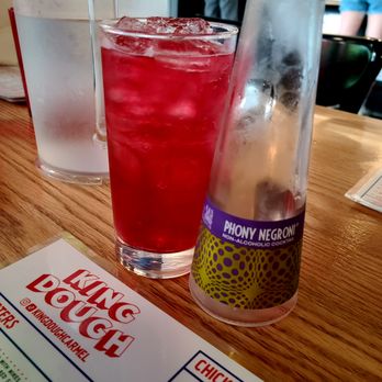 King Dough - Carmel - Phony Negroni mocktail - Pizza Near Me - Carmel, Indiana King Dough - Carmel - Phony Negroni mocktail - Pizza Near Me - Carmel, Indiana