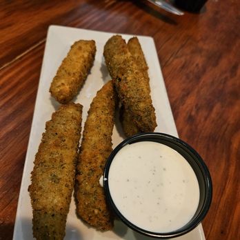 Oscar's - Fried pickle spears - special appetizer of the day - American Near Me - Summerville, South Carolina Oscar's - Fried pickle spears - special appetizer of the day - American Near Me - Summerville, South Carolina