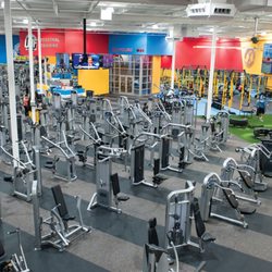 Spacious workout area.