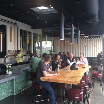 Salty Bear Brewing - Tasting table - Breweries Near Me - Costa Mesa, California