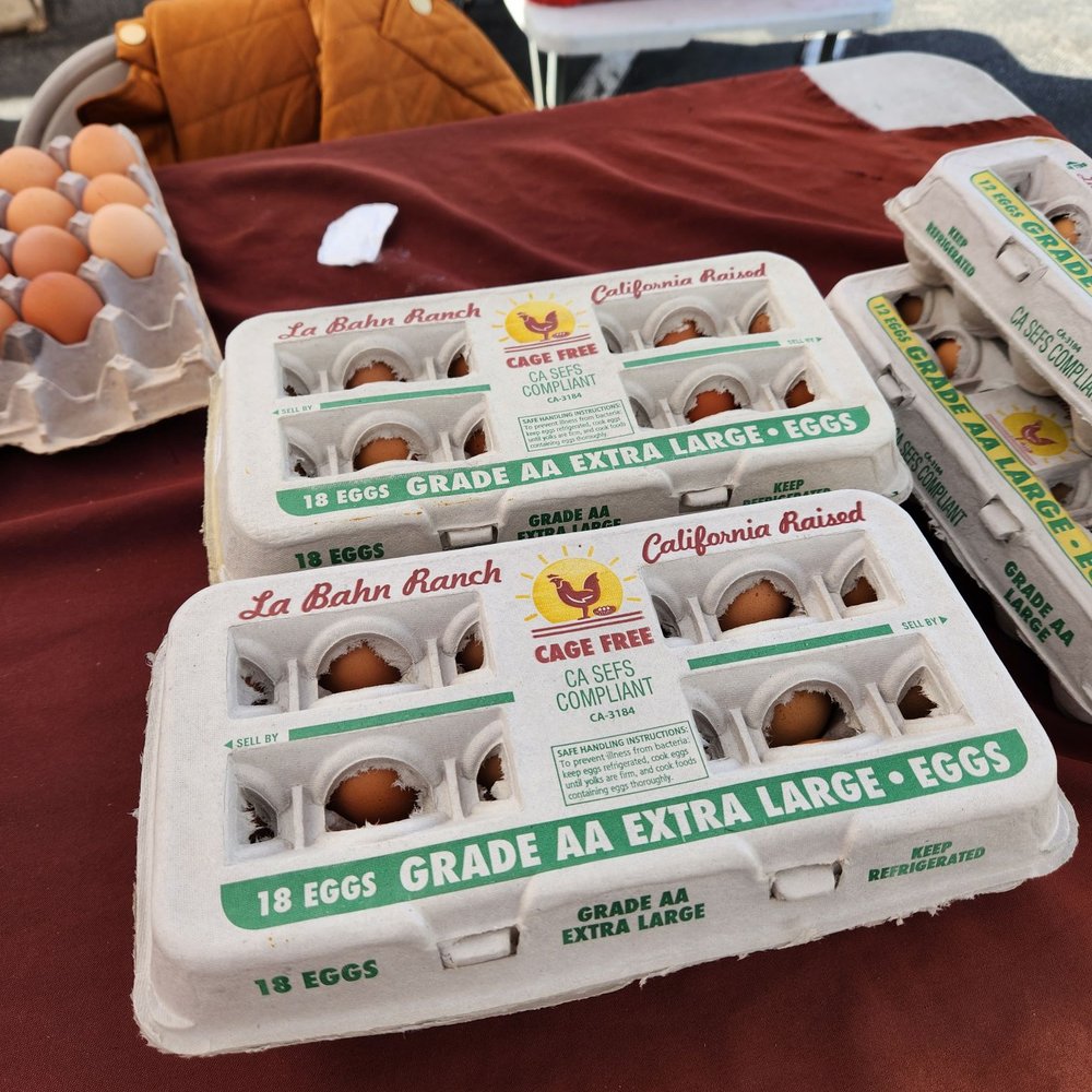 Downey Farmers Market - Delicious eggs - Farmers Market Near Me - Downey, California