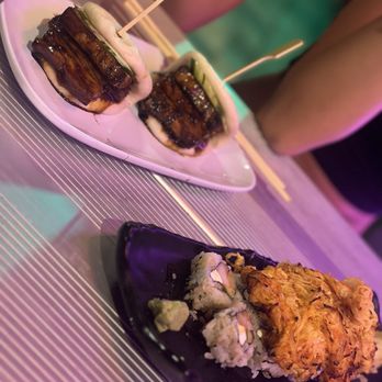 GoBistro - Pork Belly Buns and Volcano Roll - Sushi Bars Near Me - Hollywood, Florida