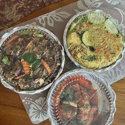 See Ew, Pineapple Fried Rice, Tamarind Wings