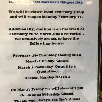 Joe's Grill Express - 2019 New Special Hours - American Near Me - Honolulu, Hawaii