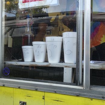 Snolicious Snoballs - Sizes - Shaved Ice Near Me - Houston, Texas